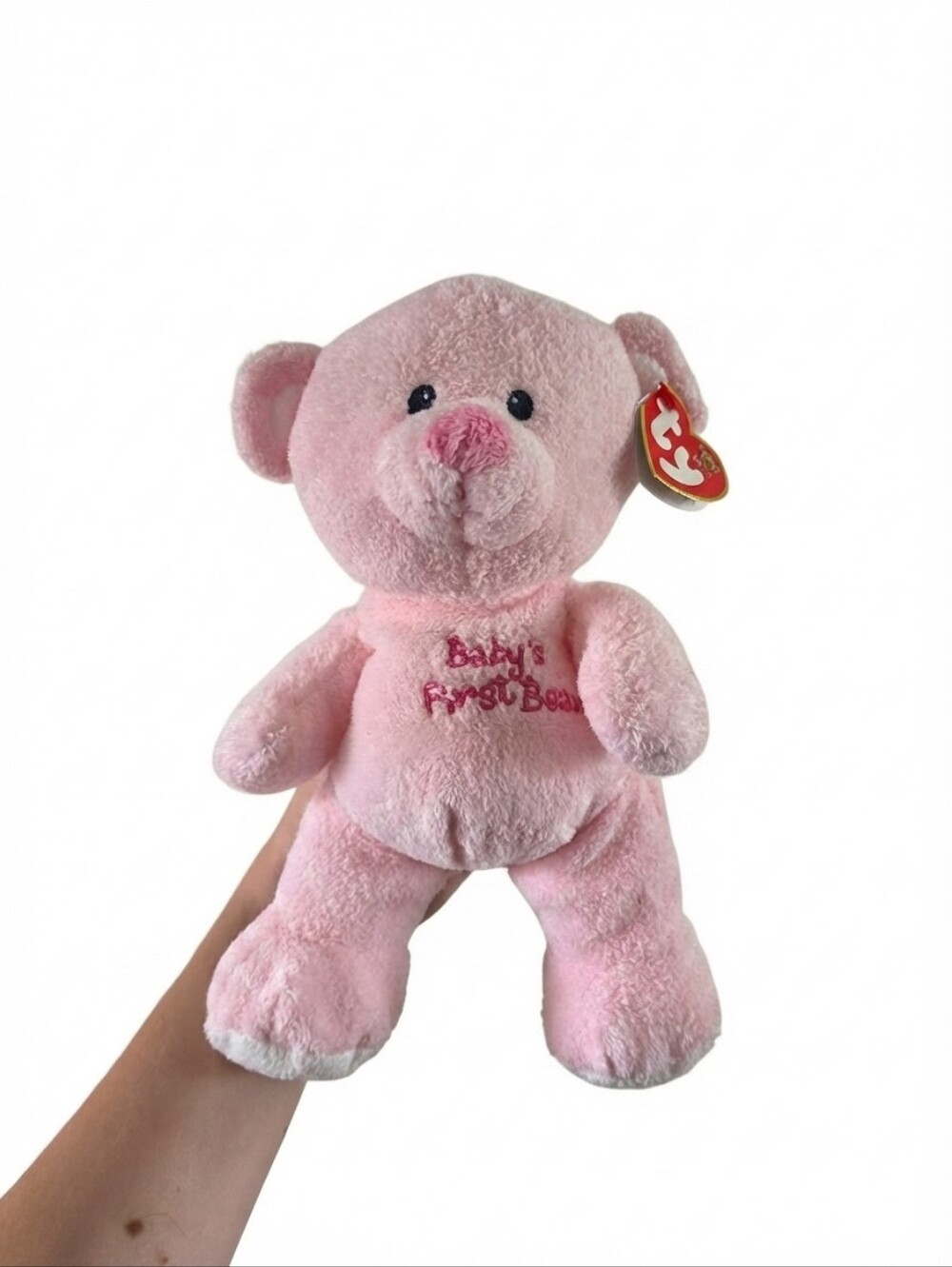 Ty Pluffies Plush Sweetly The Valentines Dog 8.5 Inch Stuffed Animal Toy